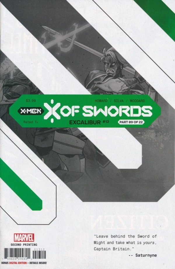 EXCALIBUR #13 2ND PTG [75960609469101312]