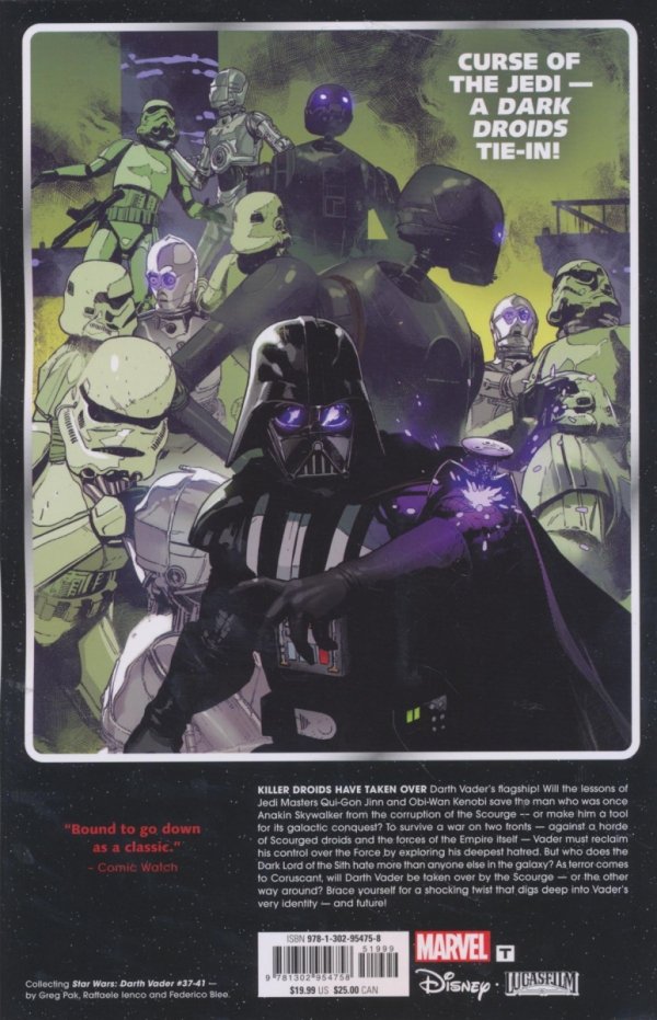 STAR WARS DARTH VADER VOL 08 DARK DROIDS TP [9781302954758] **promocja TOMY**