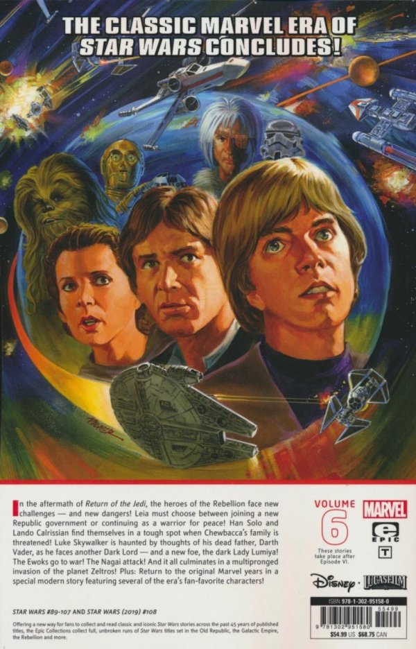 STAR WARS EPIC COLLECTION THE ORIGINAL MARVEL YEARS VOL 06 TP [9781302951580] **promocja STOCK SALE**