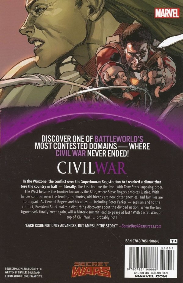 CIVIL WAR WARZONES TP [9780785198666] **promocja TOMY**