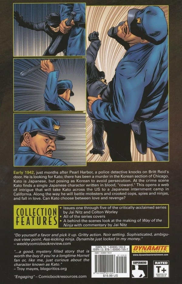KATO ORIGINS VOL 01 WAY OF THE NINJA TP [9781606901557]