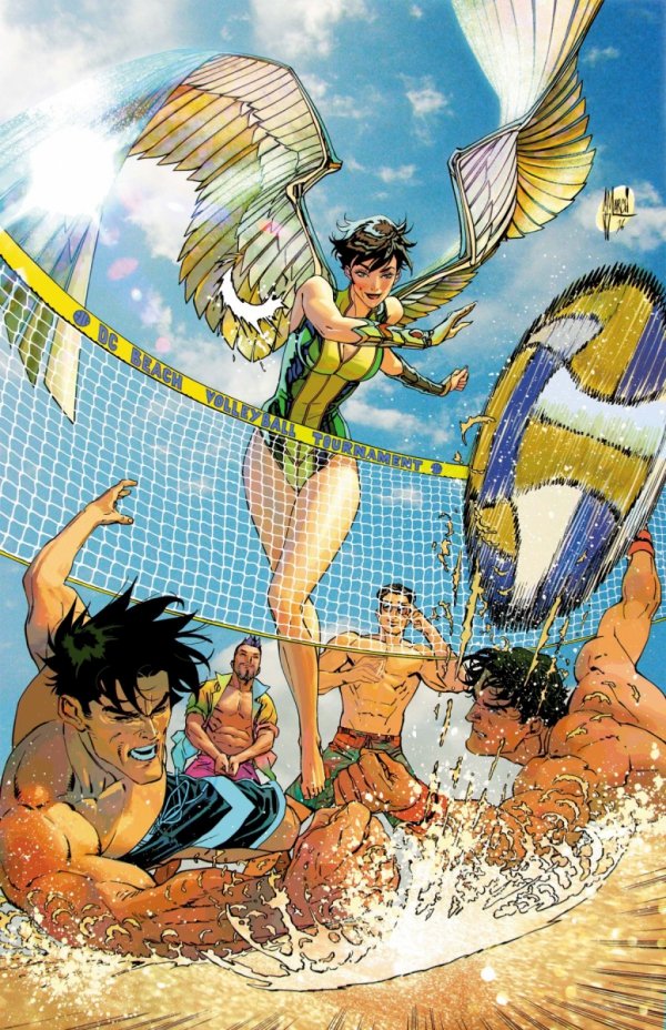 DCS HAWK-GIRL SUMMER #1 ONE SHOT CVR A GUILLEM MARCH [76194139621700111]