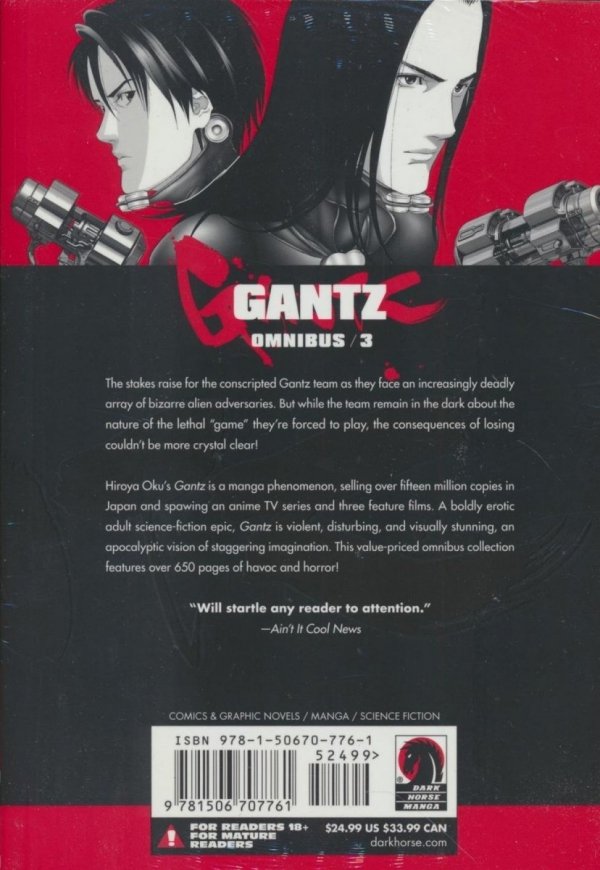 GANTZ OMNIBUS VOL 03 TP [9781506707761] **promocja TOMY**