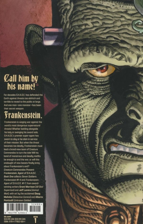 CREATURE COMMANDOS PRESENT FRANKENSTEIN AGENT OF SHADE VOL 01 TP [9781779525611]