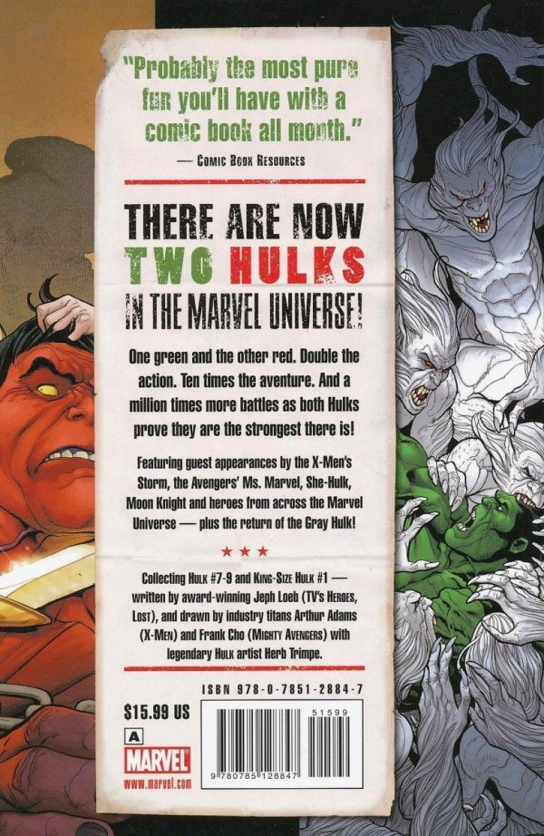 HULK VOL 02 RED AND GREEN TP [9780785128847]