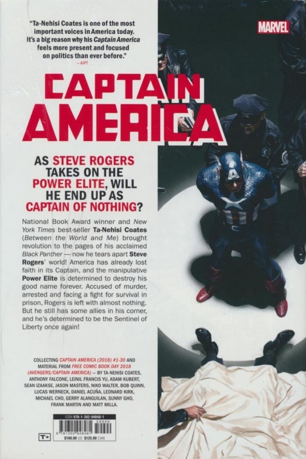 CAPTAIN AMERICA BY TA-NEHISI COATES OMNIBUS HC [VARIANT] [9781302948481] **promocja TOMY**