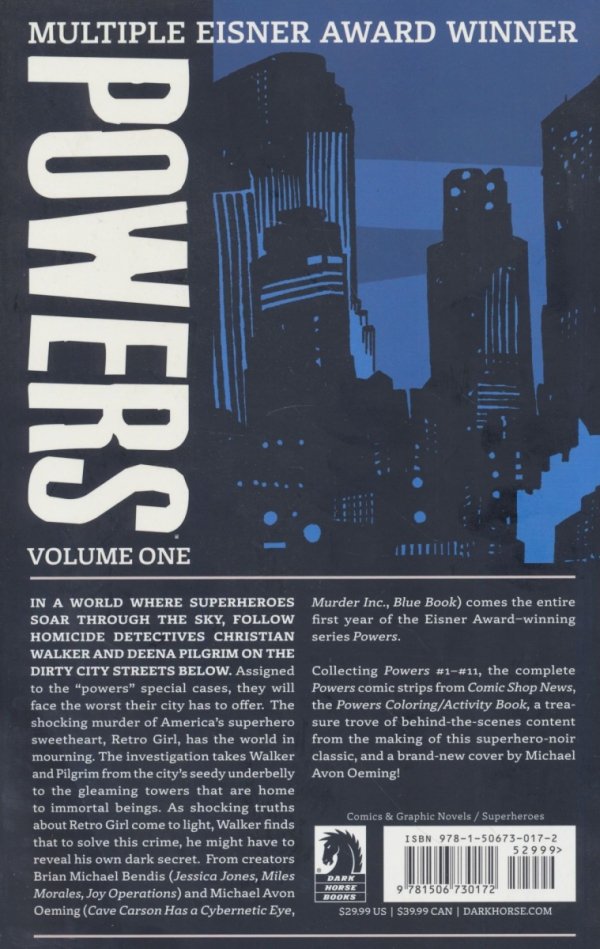POWERS VOL 01 TP [9781506730172]