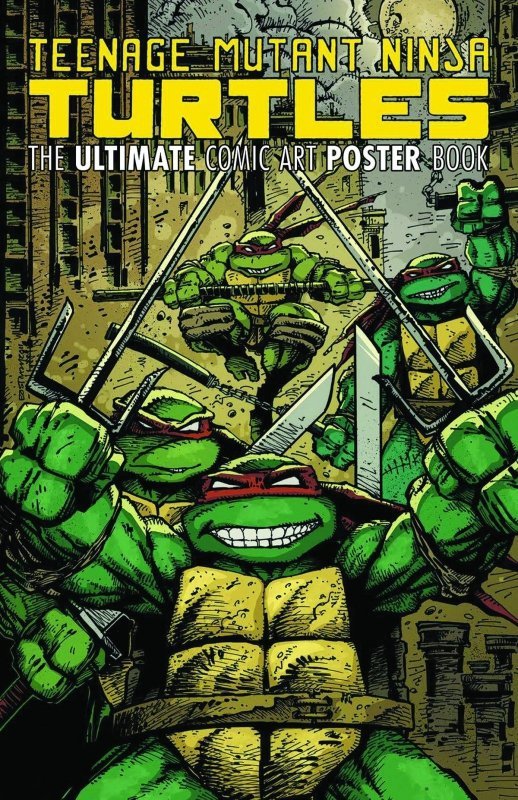 TEENAGE MUTANT NINJA TURTLES THE ULTIMATE COMIC ART POSTER BOOK TP [9781631408304] **promocja TOMY**