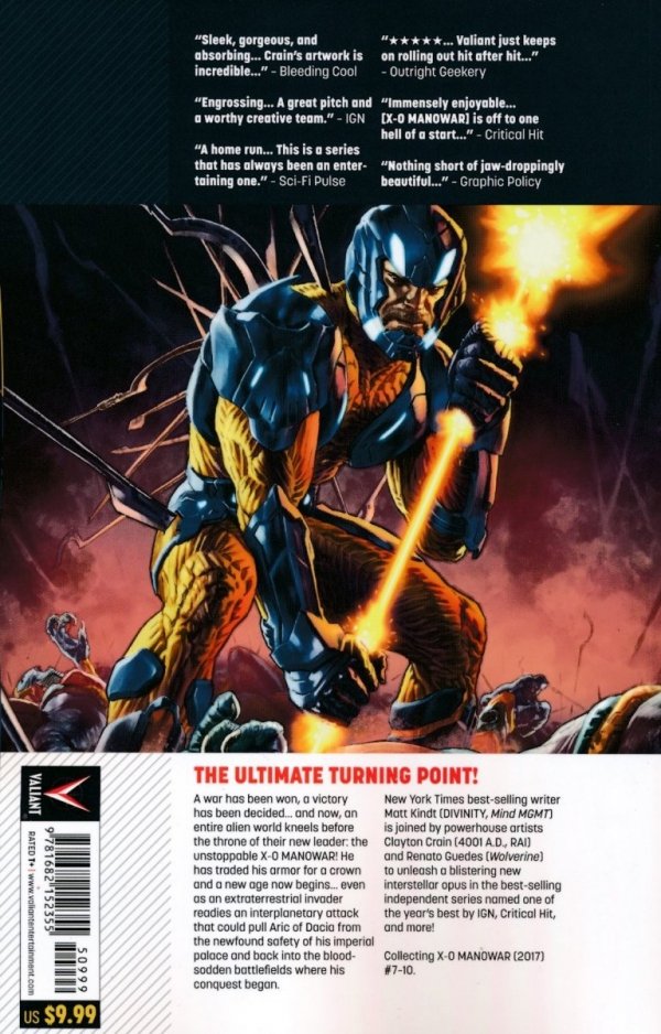 X-O MANOWAR VOL 03 EMPEROR TP [9781682152355]