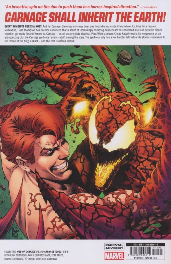CARNAGE VOL 01 BORN AGAIN TP [9781302955014] **promocja STOCK SALE**