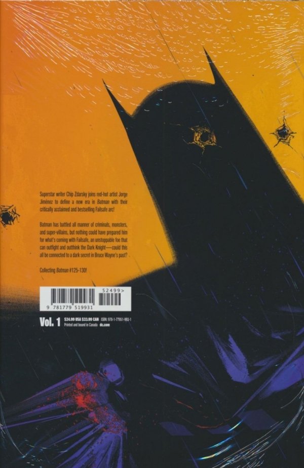 BATMAN VOL 01 FAILSAFE HC [9781779519931]