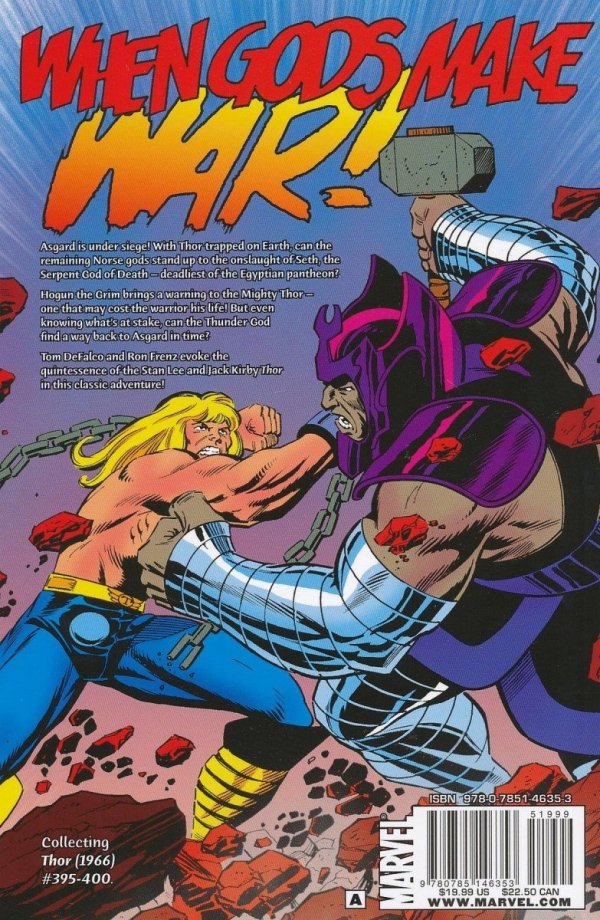 THOR VS SETH THE SERPENT GOD TP [9780785146353]