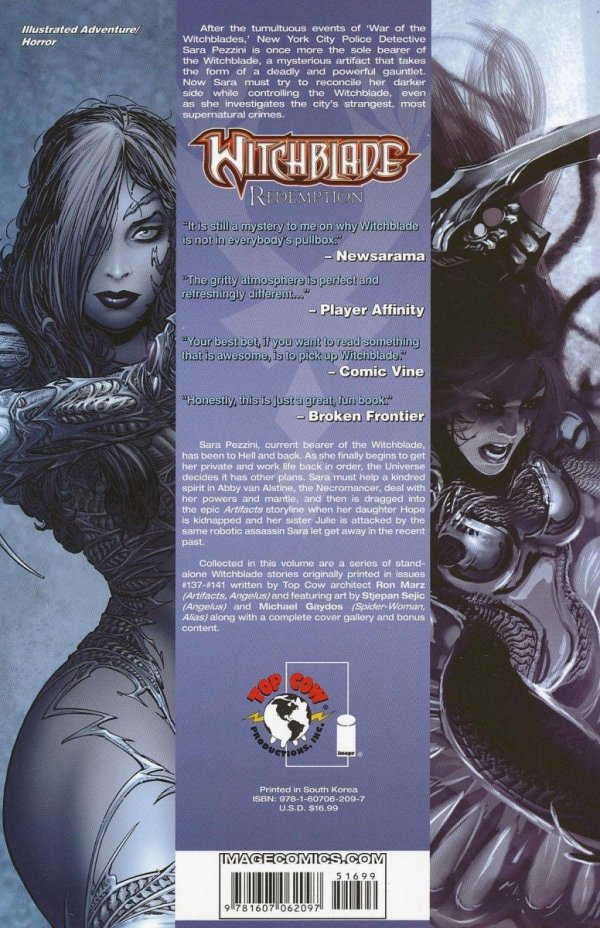 WITCHBLADE REDEMPTION VOL 02 TP [9781607062097]