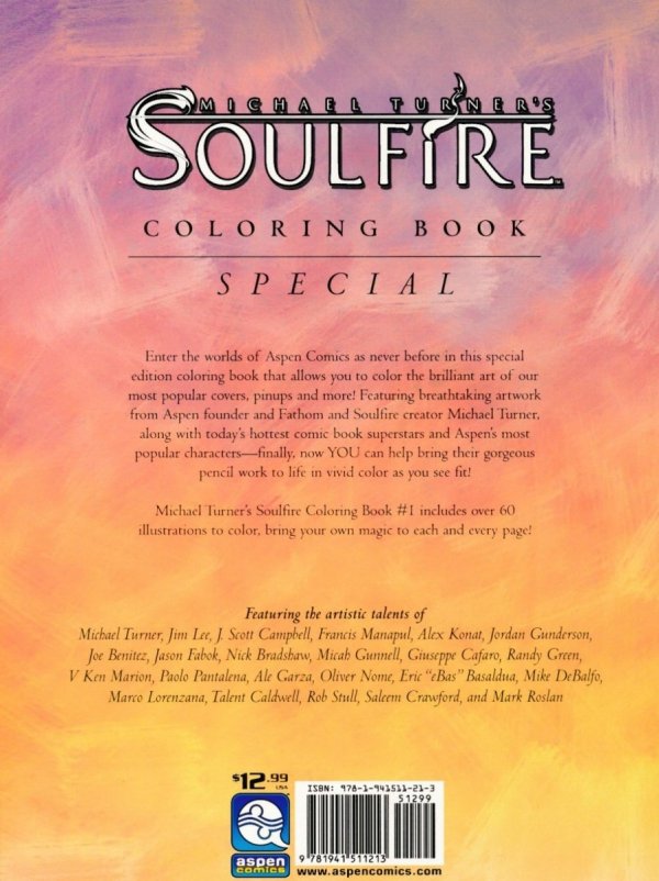 SOULFIRE COLORING BOOK VOL 01 TP [9781941511213] **promocja TOMY**