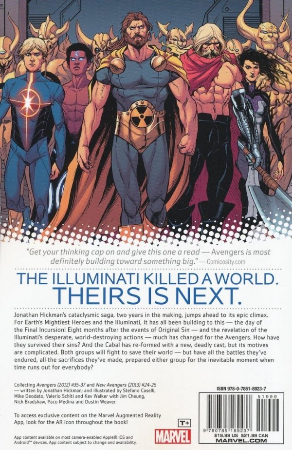 AVENGERS TIME RUNS OUT VOL 01 TP [9780785189237] **PROMOCJA TOMY**