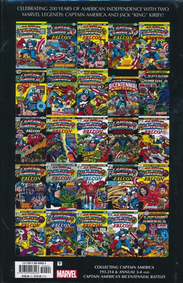 CAPTAIN AMERICA BY JACK KIRBY OMNIBUS HC [VARIANT] [9781302928223]