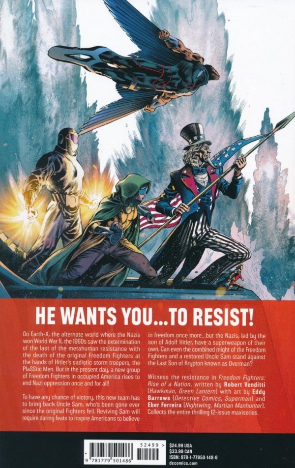 FREEDOM FIGHTERS RISE OF A NATION TP [9781779501486] **promocja TOMY**