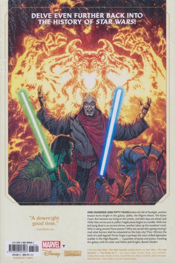 STAR WARS THE HIGH REPUBLIC PHASE 2 QUEST OF THE JEDI OMNIBUS HC [STANDARD] [9781302958497] **PROMOCJA TOMY**