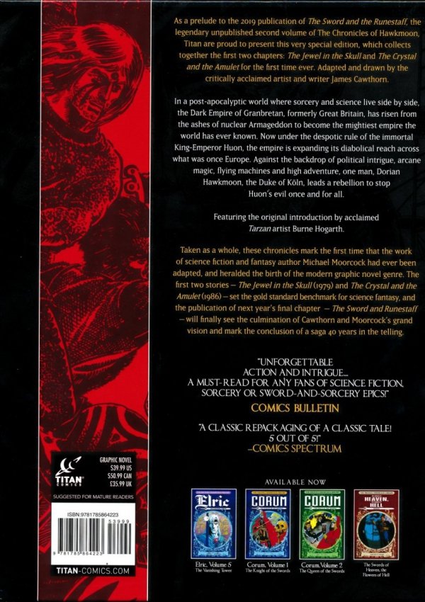 MICHAEL MOORCOCK LIBRARY CHRONICLES OF HAWKMOON THE HISTORY OF THE RUNESTAFF VOL 01 HC [9781785864223] **promocja TOMY**