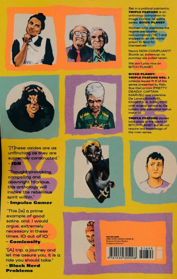 BITCH PLANET TRIPLE FEATURE VOL 01 TP [9781534305298]