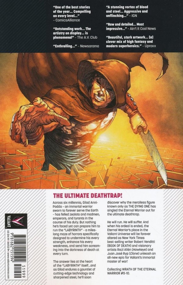 WRATH OF THE ETERNAL WARRIOR VOL 02 LABYRINTH TP [9781682151594] **promocja TOMY**
