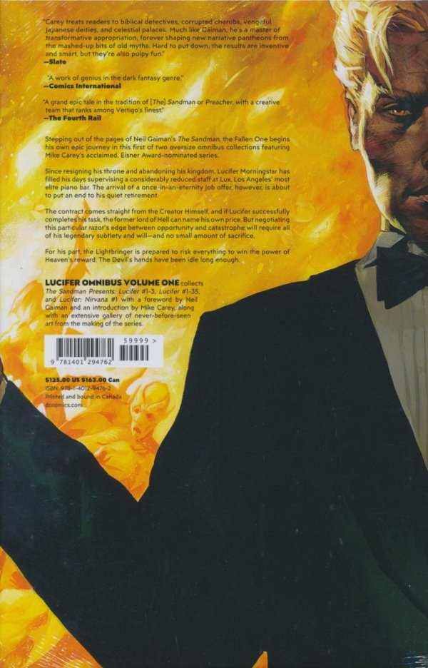 LUCIFER OMNIBUS VOL 01 HC [9781401294762] **promocja TOMY**