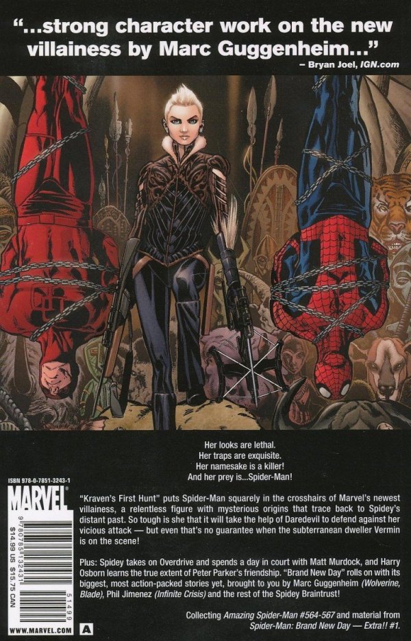 SPIDER-MAN KRAVENS FIRST HUNT TP [9780785132431]
