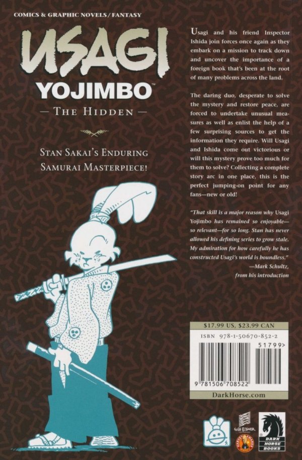 USAGI YOJIMBO VOL 33 THE HIDDEN TP [9781506708522]