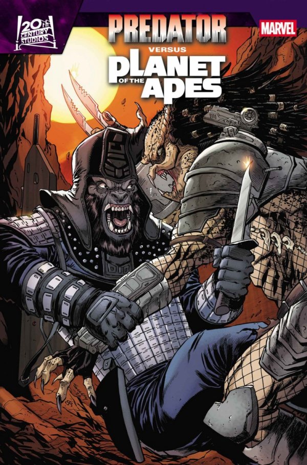 PREDATOR VS THE PLANET OF THE APES #1 TIM SEELEY VARIANT [75960621569000141]