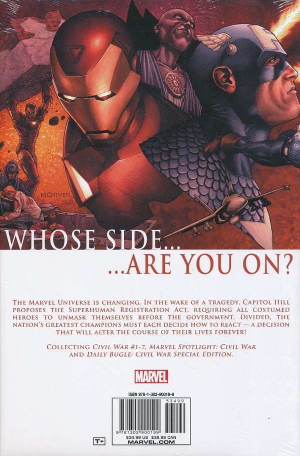 CIVIL WAR HC [VARIANT] [9781302900199] **promocja TOMY**