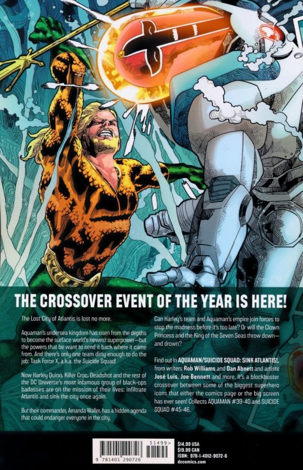 AQUAMAN SUICIDE SQUAD SINK ATLANTIS TP [9781401290726]