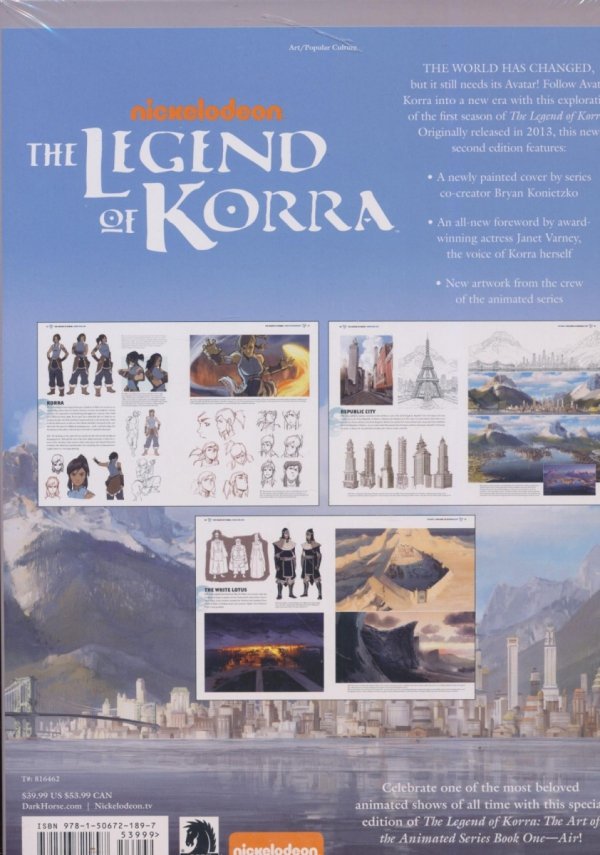 LEGEND OF KORRA THE ART OF THE ANIMATED SERIES VOL 01 AIR HC [9781506721897]
