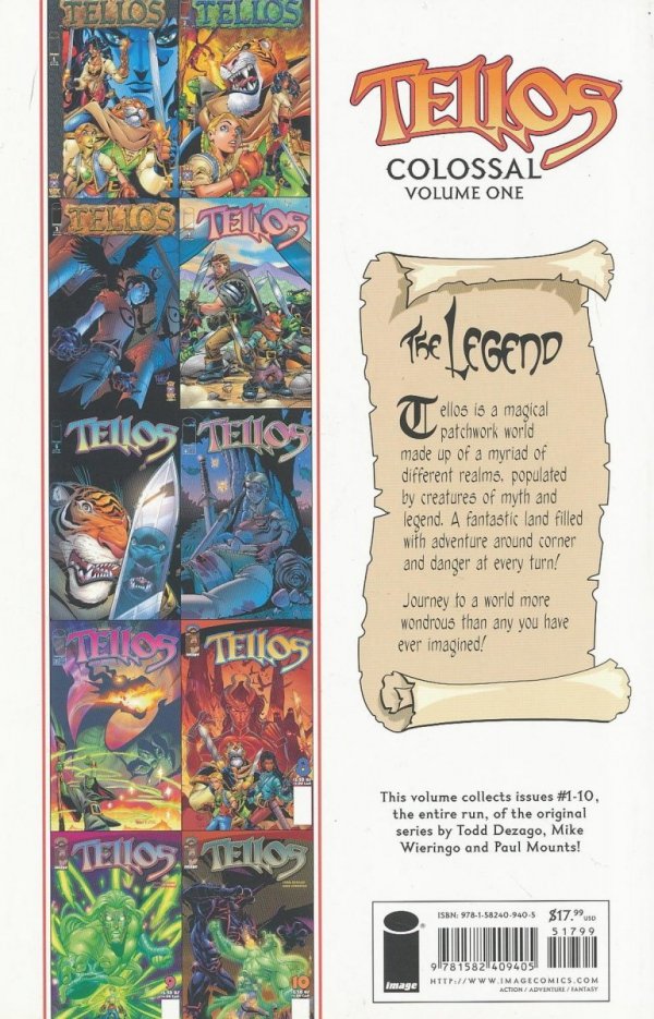 TELLOS COLOSSAL VOL 01 TP [9781582409405]