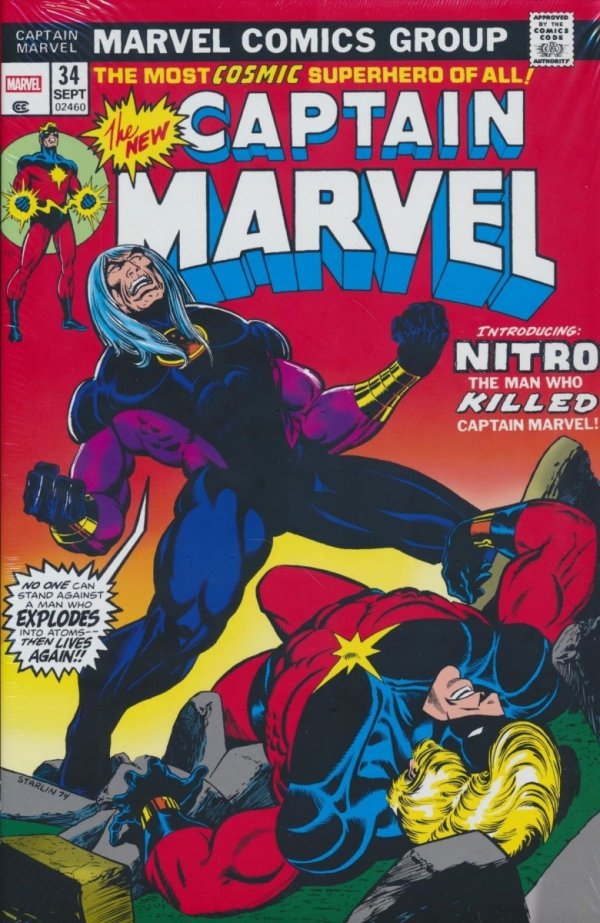 DEATH OF CAPTAIN MARVEL OMNIBUS HC [VARIANT] [9781302962548] **PROMOCJA TOMY**