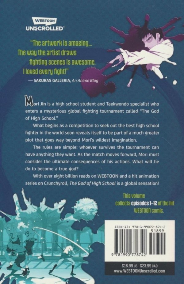 GOD OF HIGH SCHOOL VOL 01 TP [9781990778742]