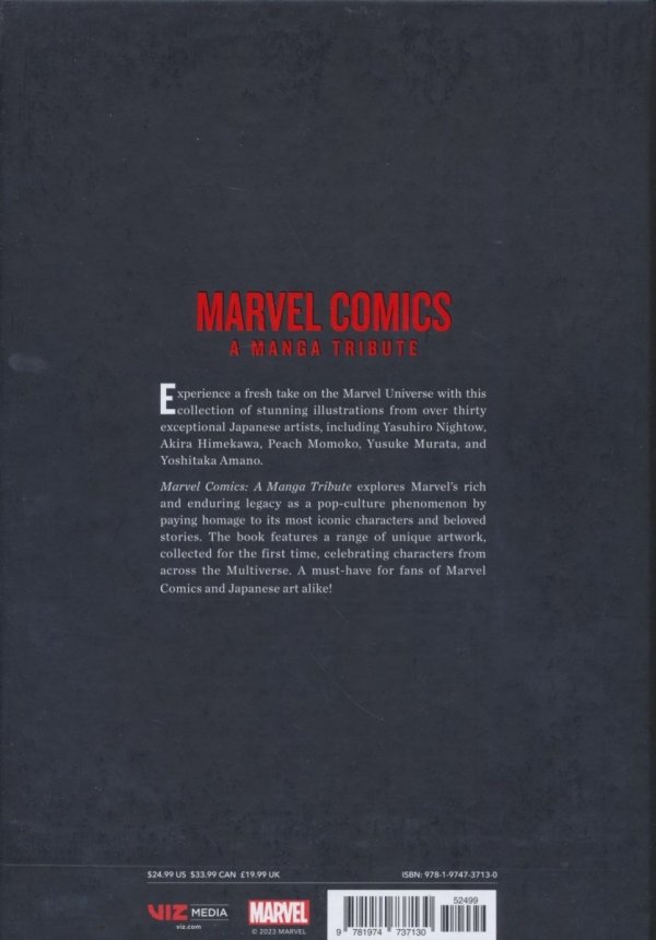 MARVEL COMICS A MANGA TRIBUTE HC [9781974737130] **promocja TOMY**