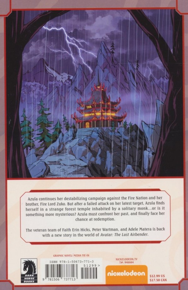 AVATAR THE LAST AIRBENDER AZULA IN THE SPIRIT TEMPLE TP [9781506737713]