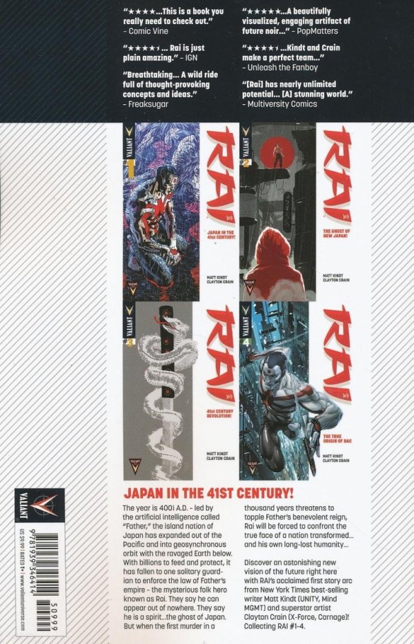 RAI VOL 01 WELCOME TO NEW JAPAN TP [9781939346414]