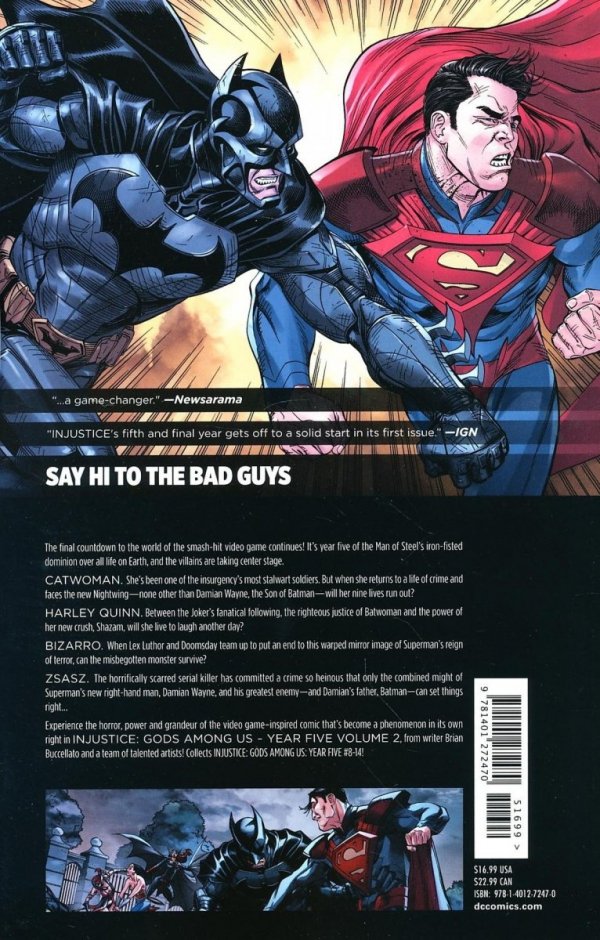 INJUSTICE GODS AMONG US YEAR 5 VOL 02 TP [9781401272470]