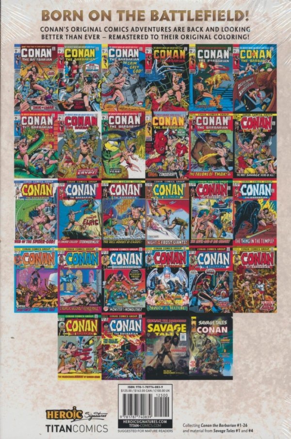 CONAN THE BARBARIAN THE ORIGINAL COMICS OMNIBUS VOL 01 HC [VARIANT] [9781787740839] **promocja TOMY**