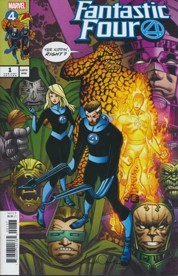 FANTASTIC FOUR [09036] #001 CVR N00137 [75960609036500137]
