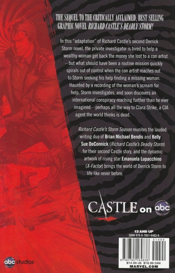 CASTLE RICHARD CASTLES STORM SEASON TP [9780785164838] **PROMOCJA TOMY**