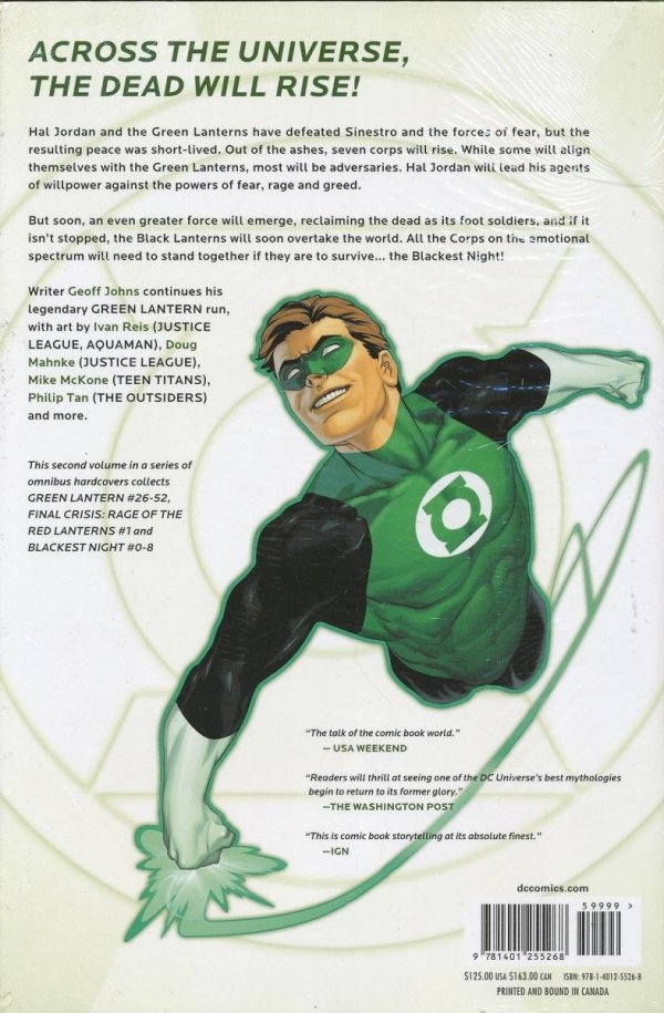 GREEN LANTERN BY GEOFF JOHNS OMNIBUS VOL 02 HC [9781401255268]