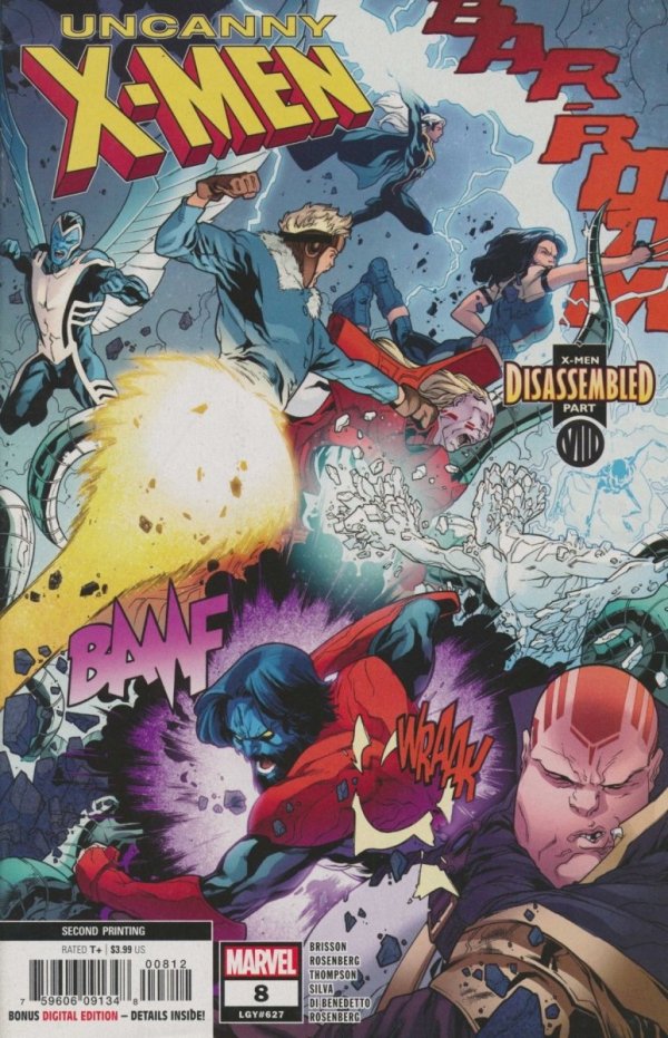 UNCANNY X-MEN [09134] #008 2ND PTG [75960609134800812]