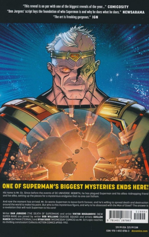 SUPERMAN ACTION COMICS THE OZ EFFECT TP [9781401287863] **promocja TOMY**