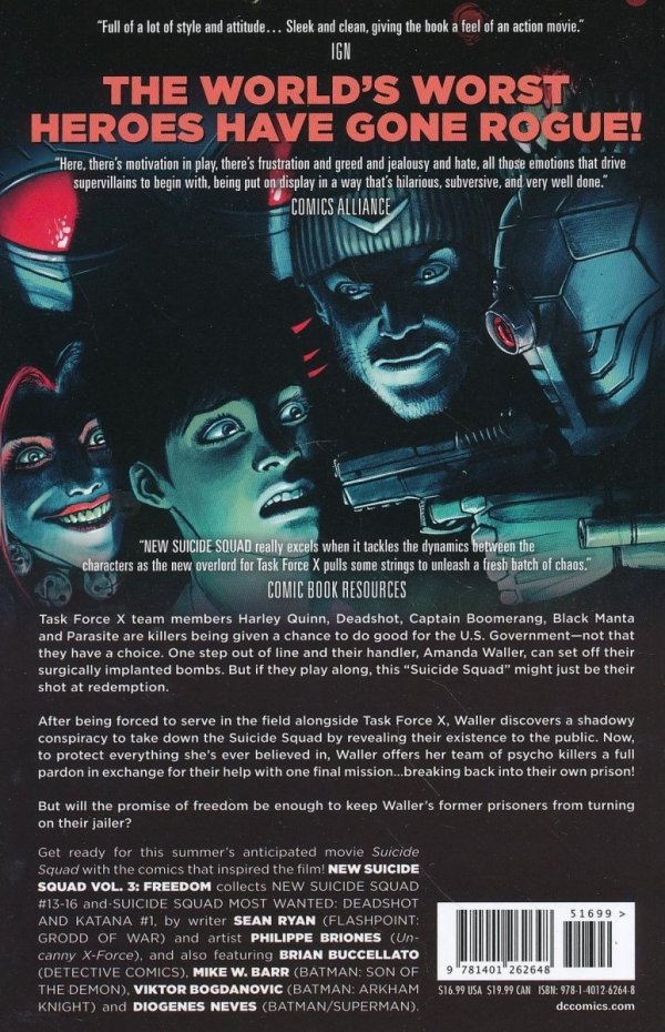 NEW SUICIDE SQUAD VOL 03 FREEDOM TP [9781401262648] **promocja TOMY**