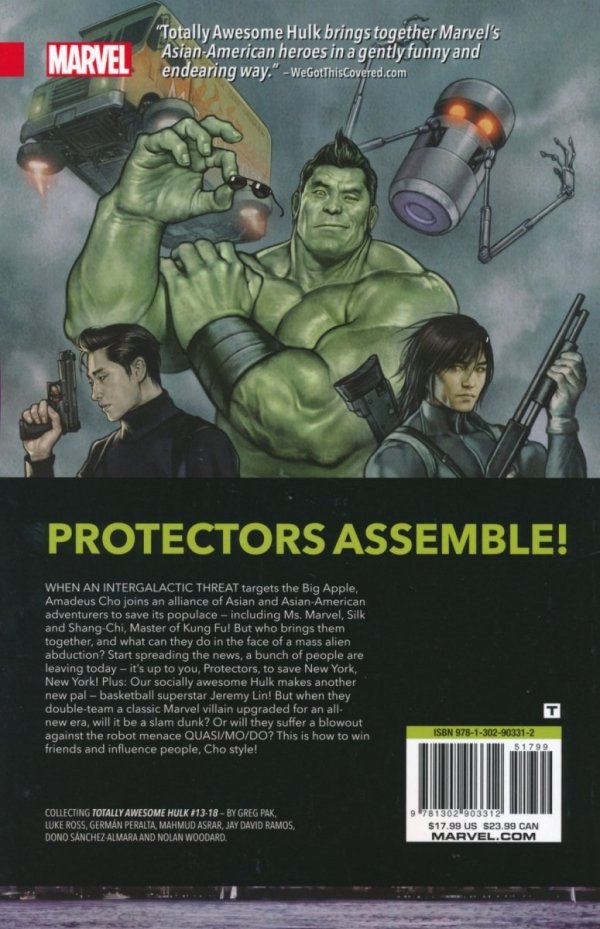 TOTALLY AWESOME HULK VOL 03 BIG APPLE SHOWDOWN TP [9781302903312] **promocja TOMY**