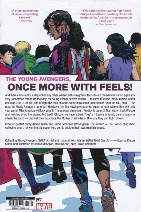 YOUNG AVENGERS BY KIERON GILLEN AND JAMIE MCKELVIE OMNIBUS HC [STANDARD] [9781302930059] **promocja TOMY**
