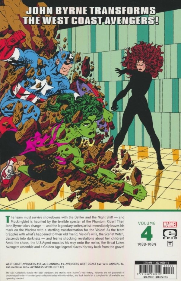 AVENGERS WEST COAST EPIC COLLECTION VISION QUEST TP [9781302963910]