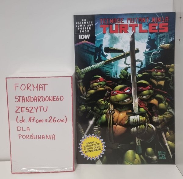 TEENAGE MUTANT NINJA TURTLES THE ULTIMATE COMIC ART POSTER BOOK TP [9781631408304] **OFERTA EKSPOZYCYJNA**